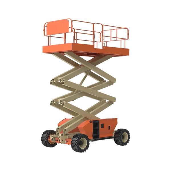 scissor lifts offer a bigger platform area and higher weight capacity compared to other aerial work platforms